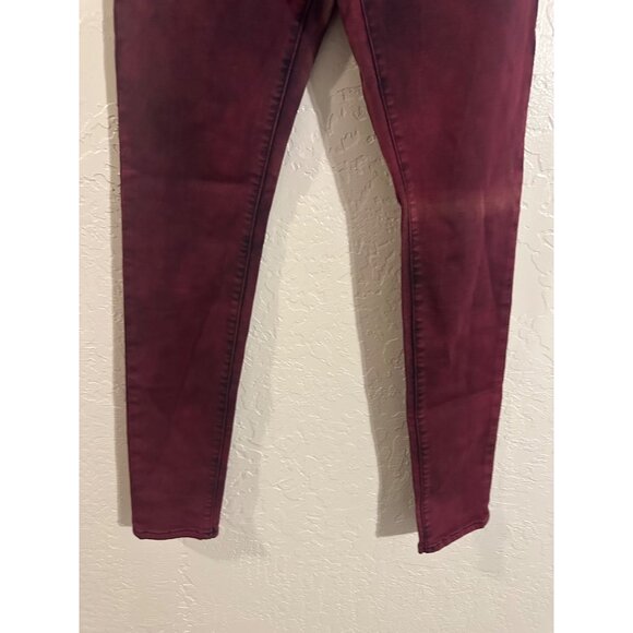 Dear John Red Washed Joyrich Comfort Skinny Jeans - Picture 3 of 10